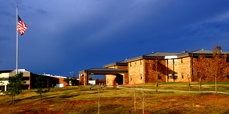 Shown is the Seminole Nation Residential Learning Center on the Seminole State Campus