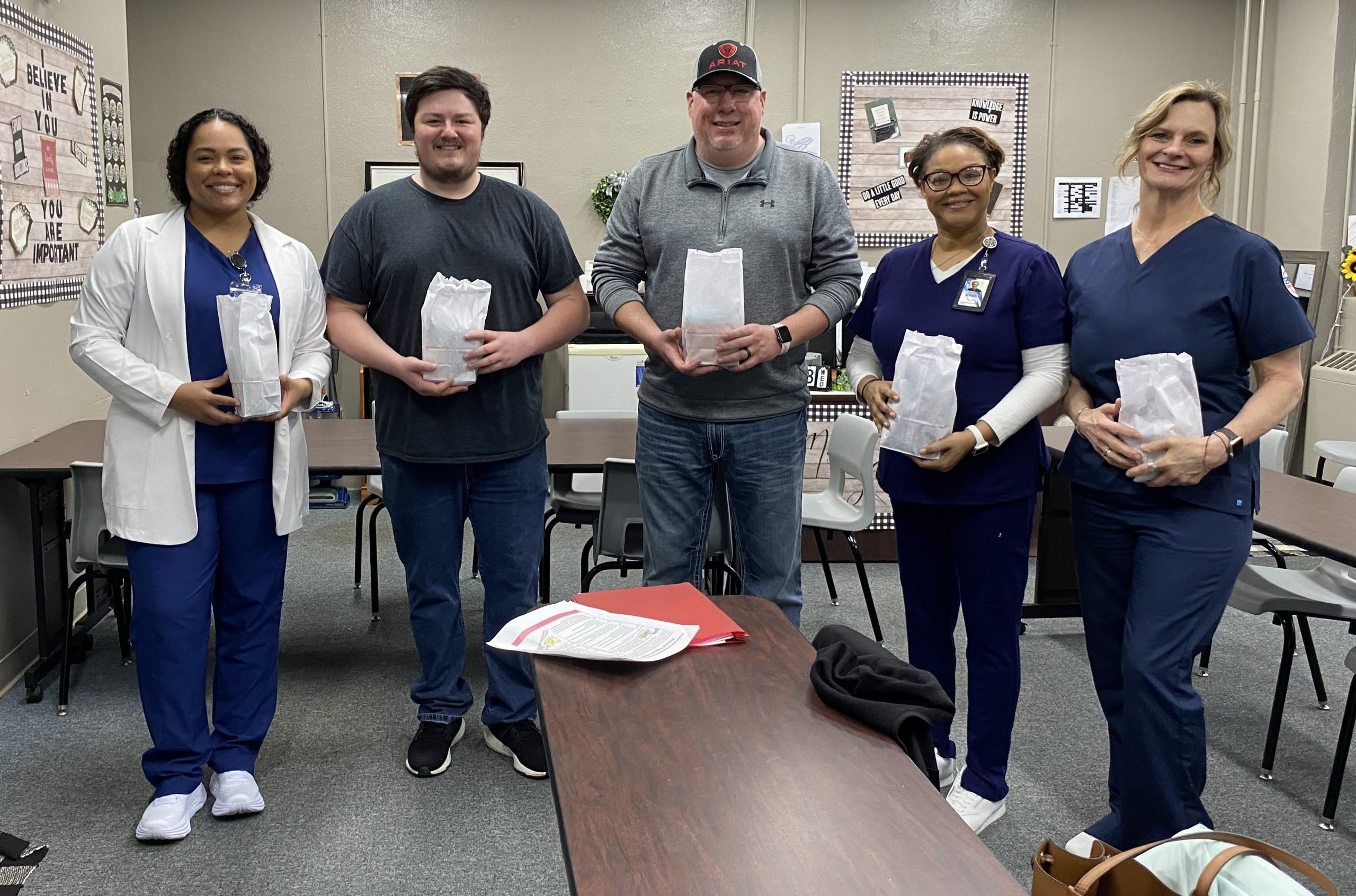 SSC Nursing Students Present at Wewoka High School